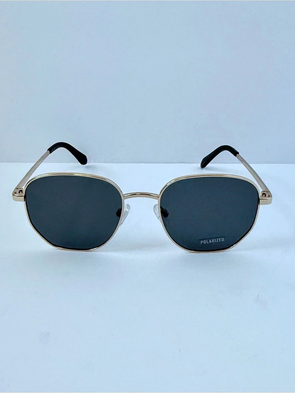 QUAY Big Time Polarized Sunglasses Gold Smoke NWT